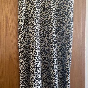 New Loft Animal Print Skirt